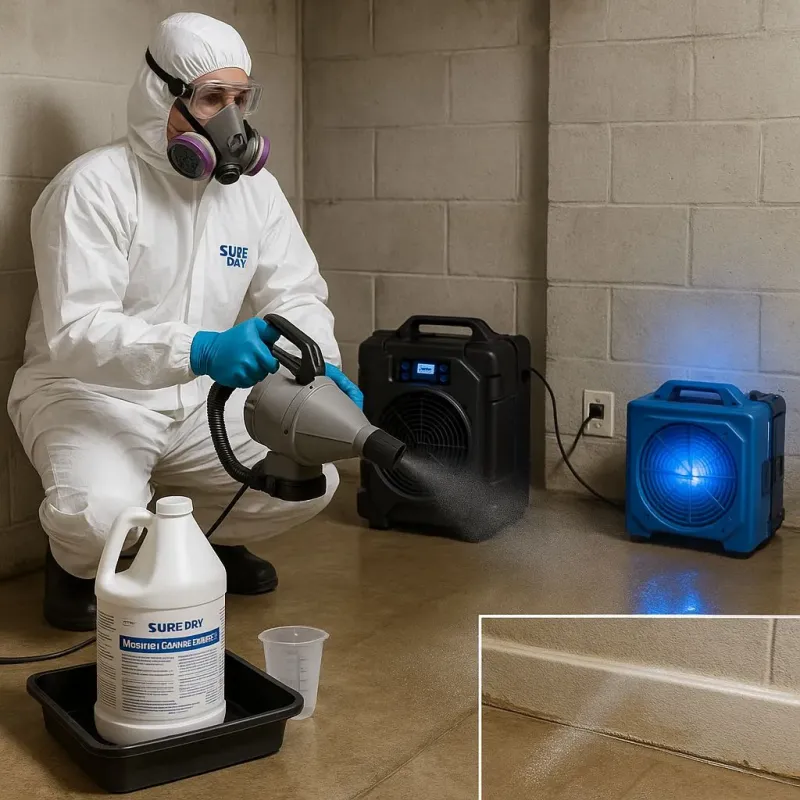 Sanitization and Odor Removal process in West Coon Rapids, MN