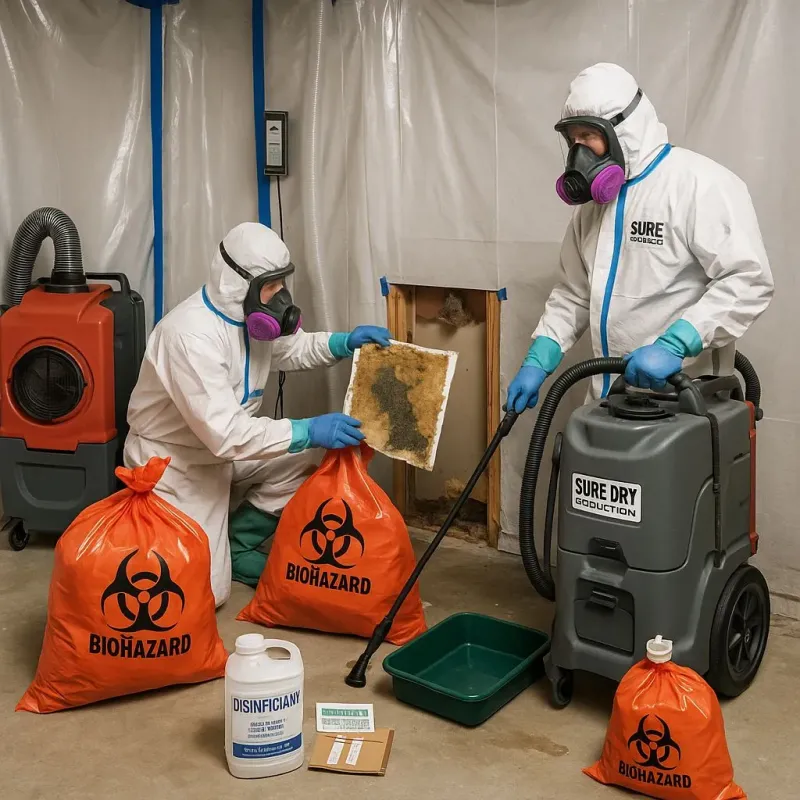 Contaminated Water Handling Protocols process in West Coon Rapids, MN