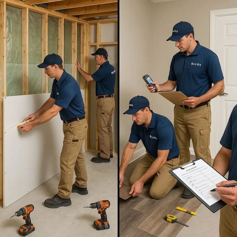 Repairs and Reconstruction process in West Coon Rapids, MN